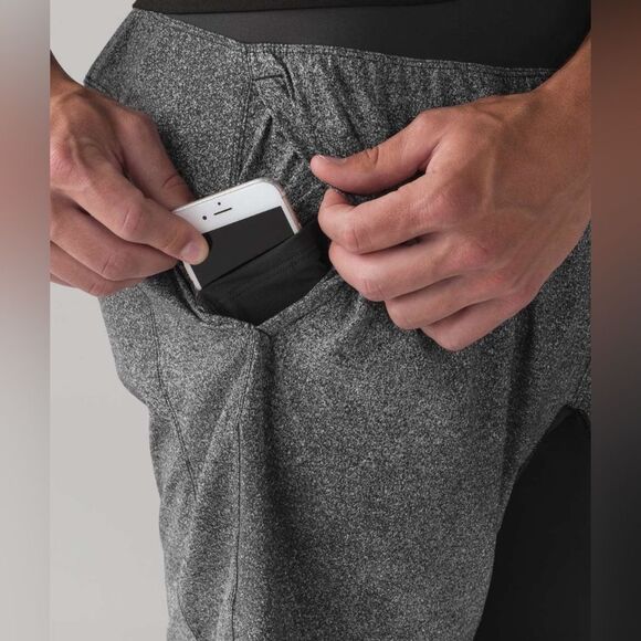 Lululemon T.H.E. Short *Linerless 7" Large M7901S Carbon Mist Alpine Graphite - Picture 3 of 15